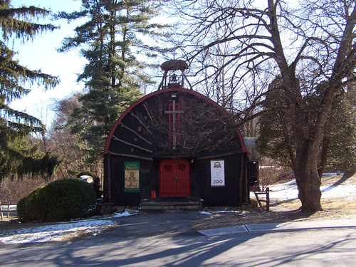 Chapel dedicated to the eight French Jesuits, the most famous of whom was St. Isaac Jogues, were martyred