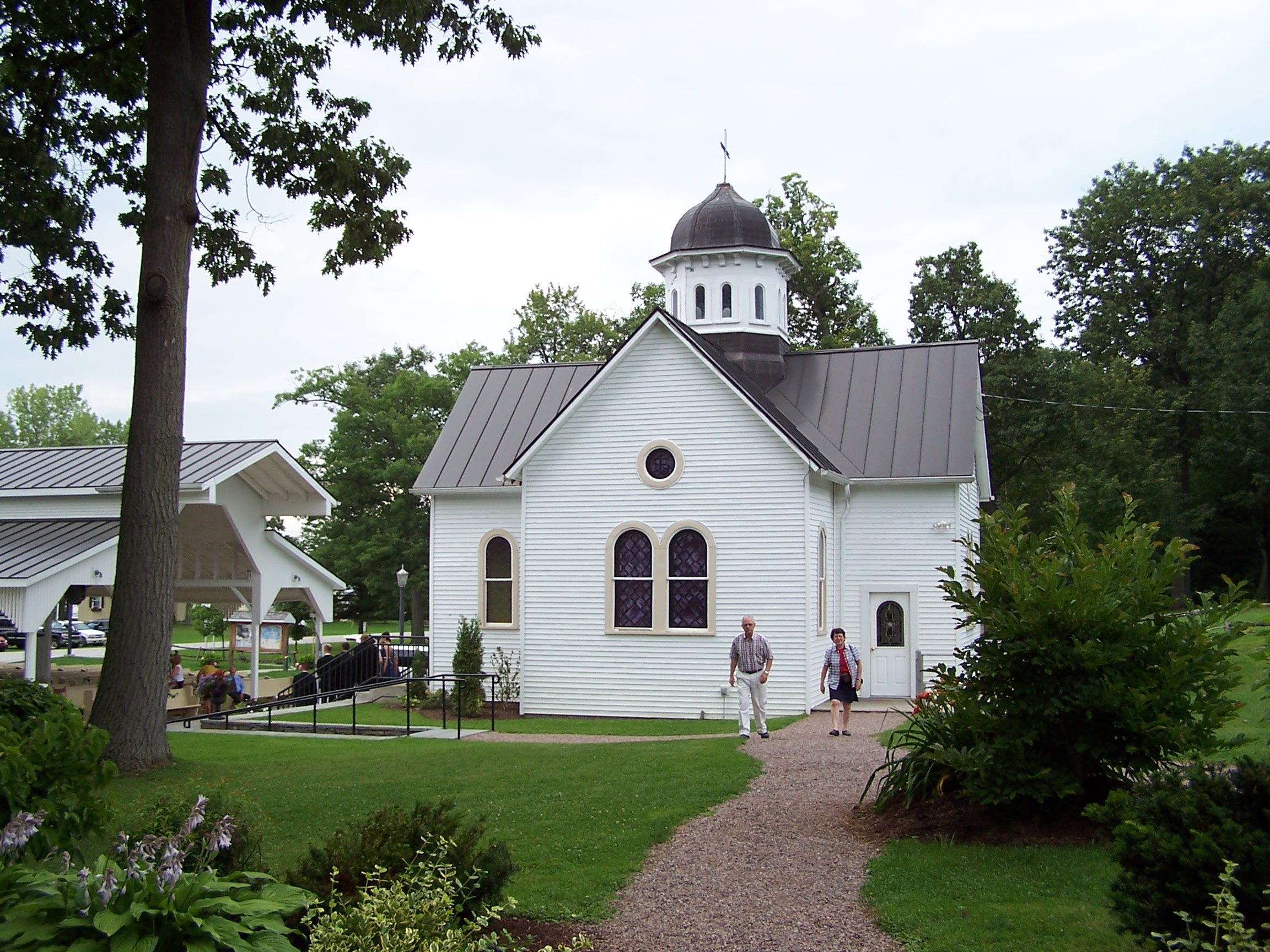 Saint Anne's Shrine is located on Isle LaMotte, a quiet island on Lake Champlain in Vermont. It was developed by the Society of Saint Edmund and has been maintained by them for 100 years..