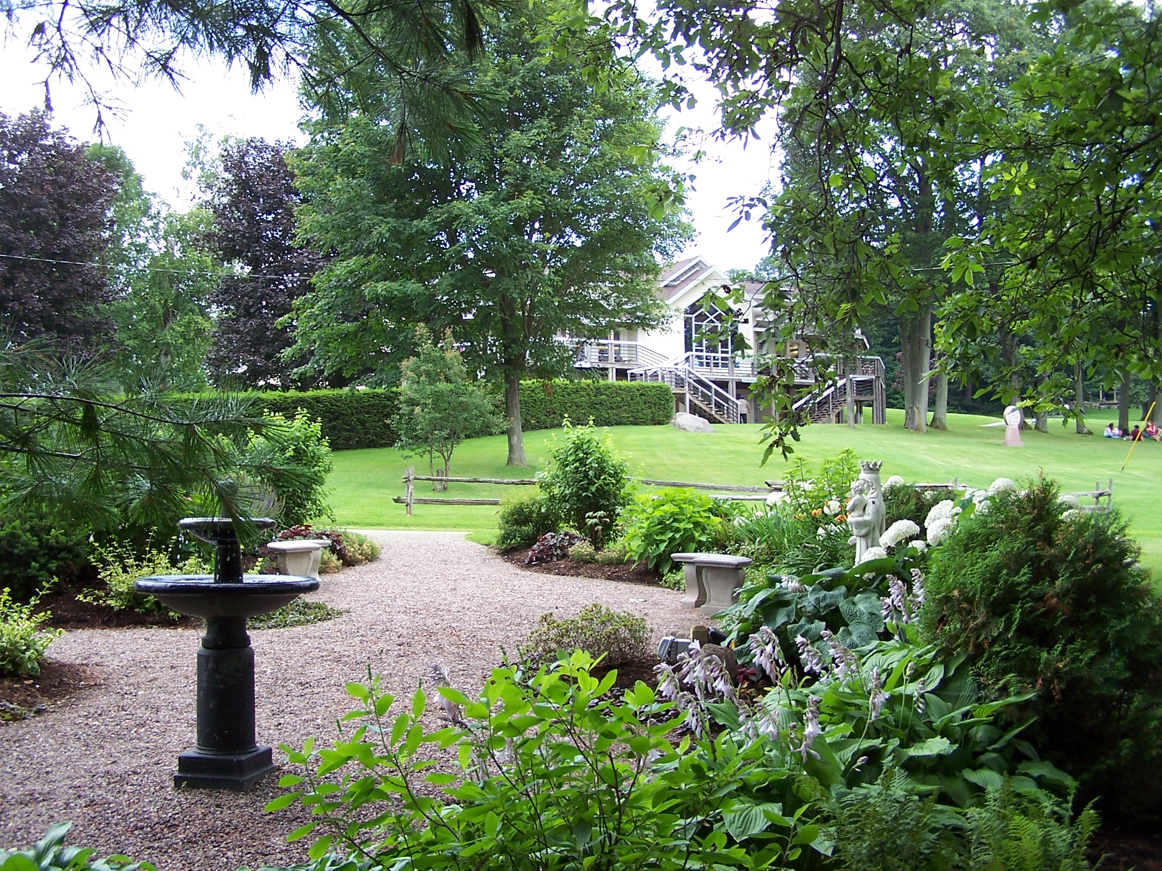 Saint Anne's Shrine is located on Isle LaMotte, a quiet island on Lake Champlain in Vermont. It was developed by the Society of Saint Edmund and has been maintained by them for 100 years..