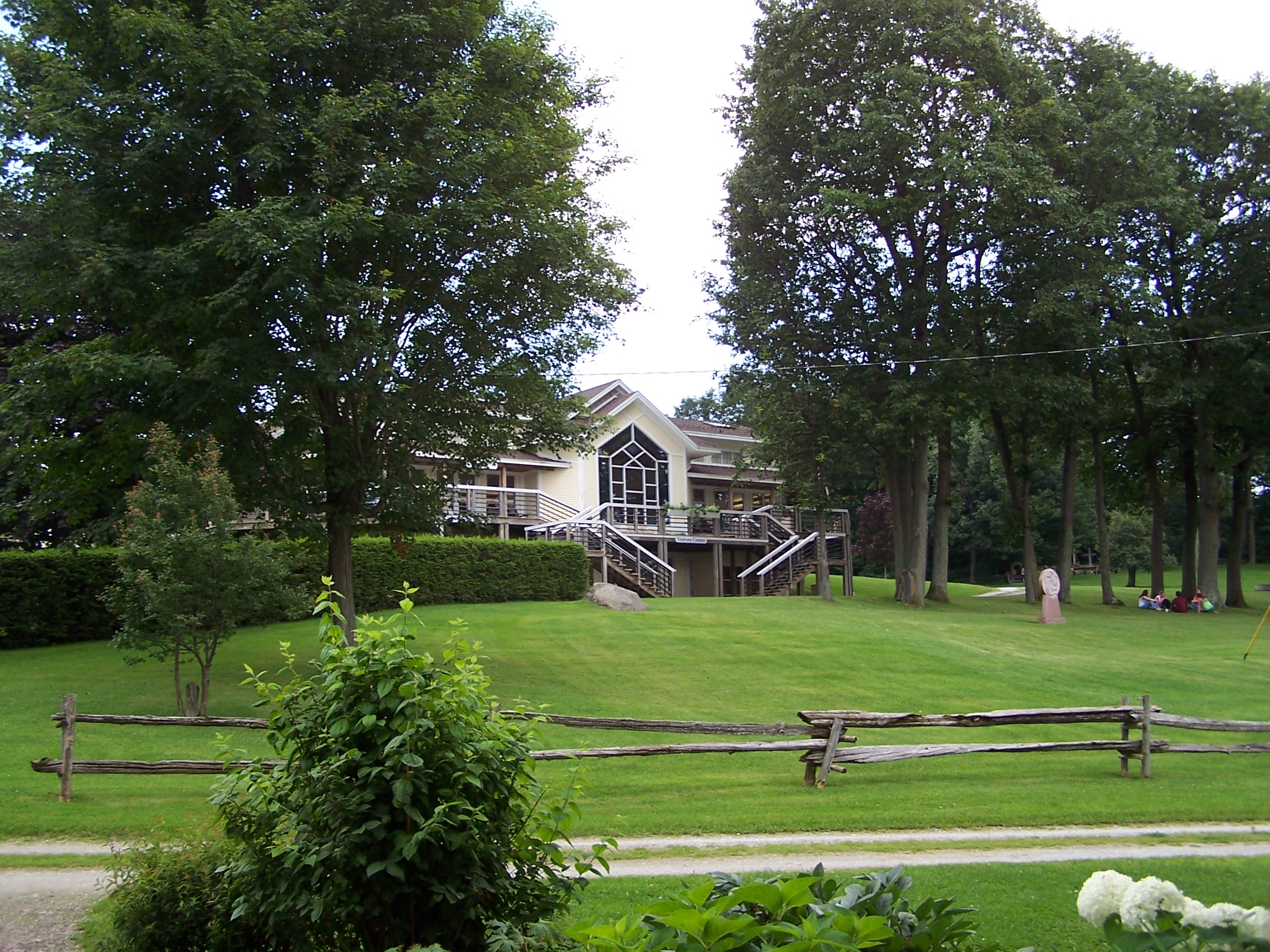 Saint Anne's Shrine is located on Isle LaMotte, a quiet island on Lake Champlain in Vermont. It was developed by the Society of Saint Edmund and has been maintained by them for 100 years..